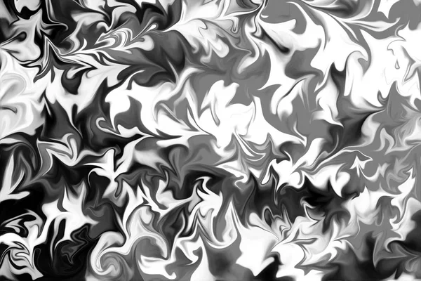 Abstract Gray Black White Marble Ink Pattern Background Liquify Abstract — стокове фото