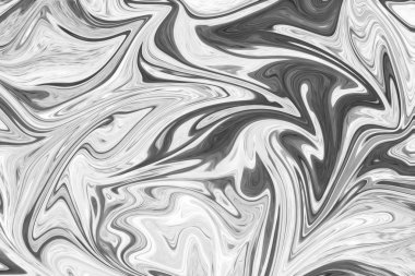 Soyut Gri Siyah ve Beyaz Mermer mürekkep desenli arka plan. Soyut Deseni Siyah, Beyaz, Gri Grafik Renk Sanatı Biçimi ile Sıvılaştır