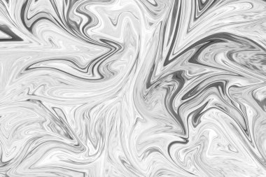 Soyut Gri Siyah ve Beyaz Mermer mürekkep desenli arka plan. Soyut Deseni Siyah, Beyaz, Gri Grafik Renk Sanatı Biçimi ile Sıvılaştır