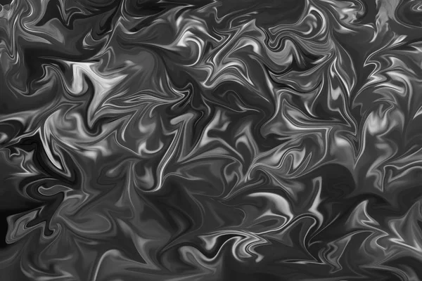 Abstract Gray Black White Marble Ink Pattern Background Liquify Abstract — Stock Photo, Image