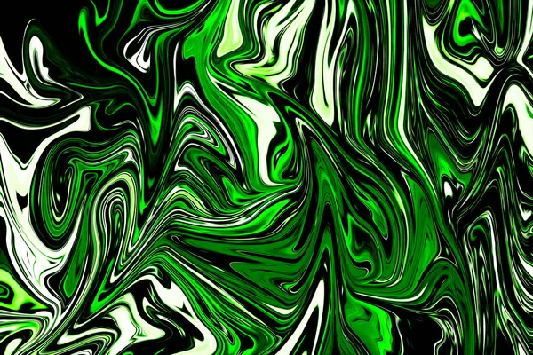 Пластика Абстрактним Візерунком Нло Зелений Чорний Графіка Колір Вид Мистецтва — стокове фото