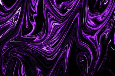 Soyut model Proton mor grafik renk sanat formu ile. Proton akışı mor Liquifying ile dijital arka plan
