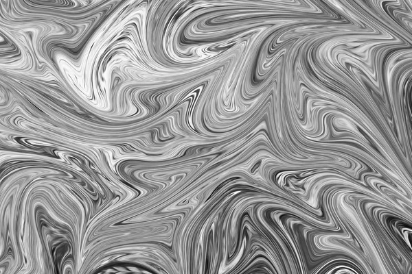 Abstract Gray Black and White Marble Ink Pattern Background. Liquid Abstract Pattern With Black, White, Grey Graphics Color Art Form.