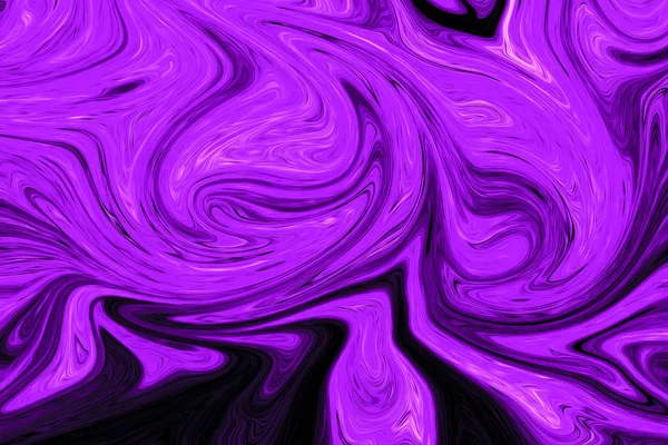 Liquid Abstract Pattern With Proton Purple Graphics Color Art Form. Digital Background With Proton Purple Abstract Liquid Flow. — Stock Photo, Image