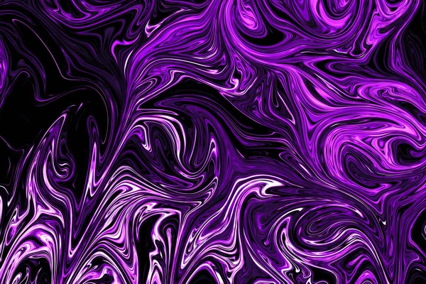 Patrón abstracto líquido con forma de arte de color de gráficos púrpura protones. Fondo digital con protones de flujo líquido abstracto púrpura . — Foto de Stock
