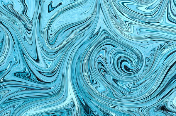 Liquid Abstract Ice Winter Pattern Blue Graphics Color Art Form — Stock Photo, Image