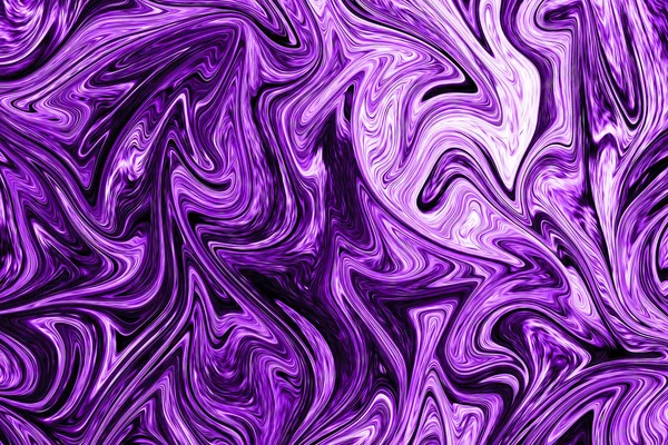 Patrón Abstracto Líquido Con Forma Arte Color Gráficos Púrpura Protones — Foto de Stock