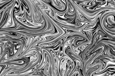 Soyut Gri Siyah ve Beyaz Mermer mürekkep desenli arka plan. Soyut Deseni Siyah, Beyaz, Gri Grafik Renk Sanatı Biçimi ile Sıvılaştır