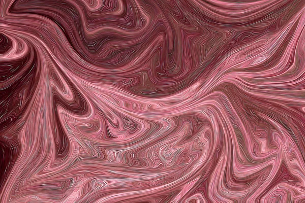 熟したチェリー ザクロ ブルゴーニュ グラフィック カラー アート フォームと液体の抽象的なパターン Liquifying フローのデジタル背景 — ストック写真