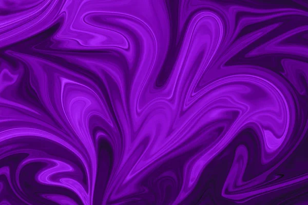 Modello astratto liquido con la forma di arte di colore della grafica viola di Proton. Sfondo digitale con flusso di liquido astratto viola Proton . — Foto Stock