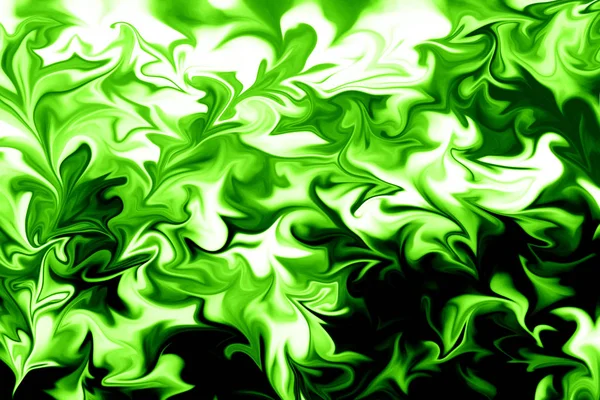 ESport background. Liquid Abstract Pattern With UFO Green And Black Graphics Color Art Form. Digital Background With Liquid Poisonous Abstract UFO Green Flow. — Stock Photo, Image