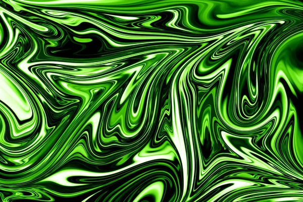 Фон киберспорта. Liquid Abstract Pattern with UFO Green and Black Graphics Color Art Form. Цифровой фон с жидким ядовитым абстрактным НЛО Зеленый поток . — стоковое фото