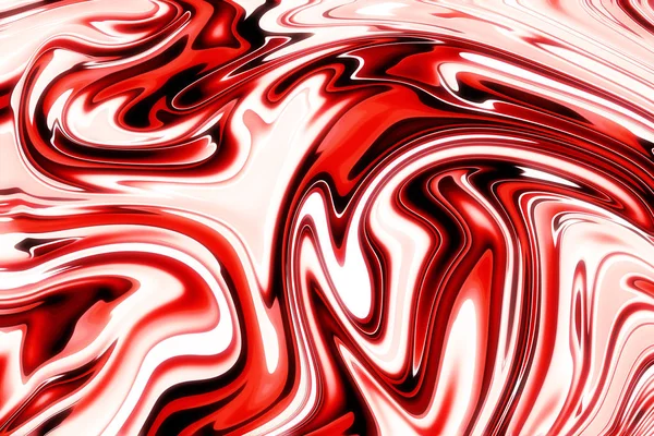 Modello di arte moderna. Modello astratto liquido con Red, FireBrick e Dark Red Graphics Color Art Form. Sfondo digitale con flusso liquido . — Foto Stock
