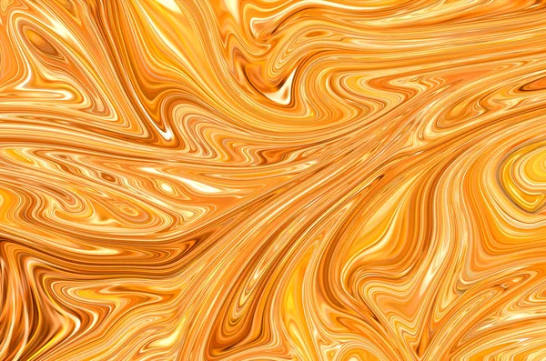 Modern sanat desen. Soyut model altın sarı ve siyah grafik renk sanat formu ile. Liquifying akışı ile dijital arka plan.