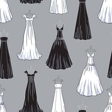 Akşam Gowns sorunsuz arka plan