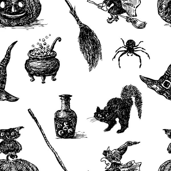 Fundo Vetorial Tema Halloween —  Vetores de Stock