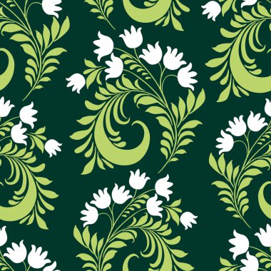 Dekoratif lilyum seamless modeli