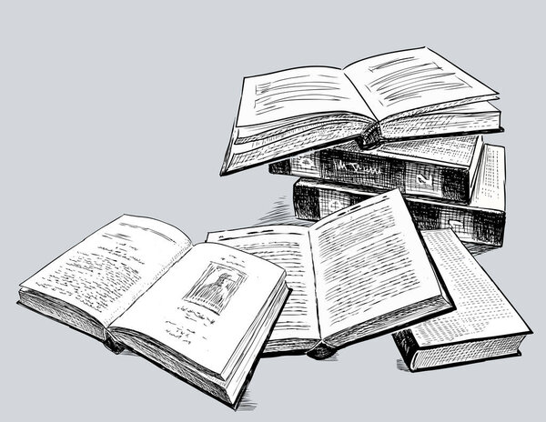 Sketches of the old printed books