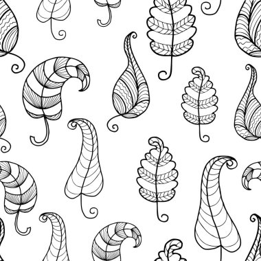 Muhteşem yaprakların sorunsuz arka plan