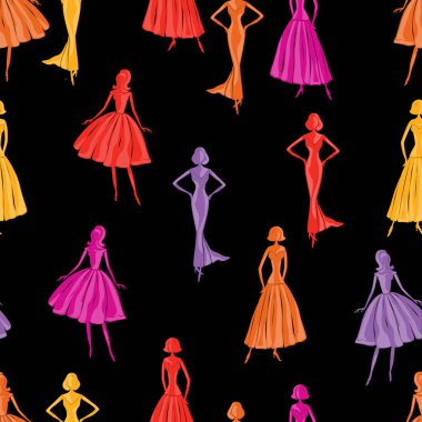 elegants kadınların seamless modeli