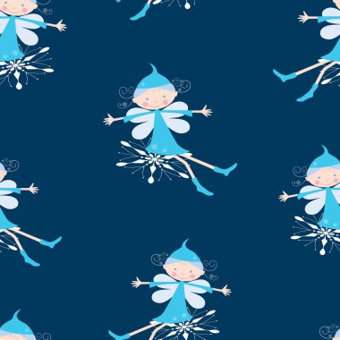 Noel elfleri Dikişsiz desen