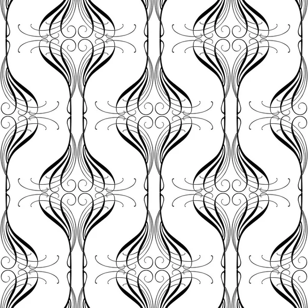 Model Fără Sudură Elemente Decorative Design Vintage — Vector de stoc