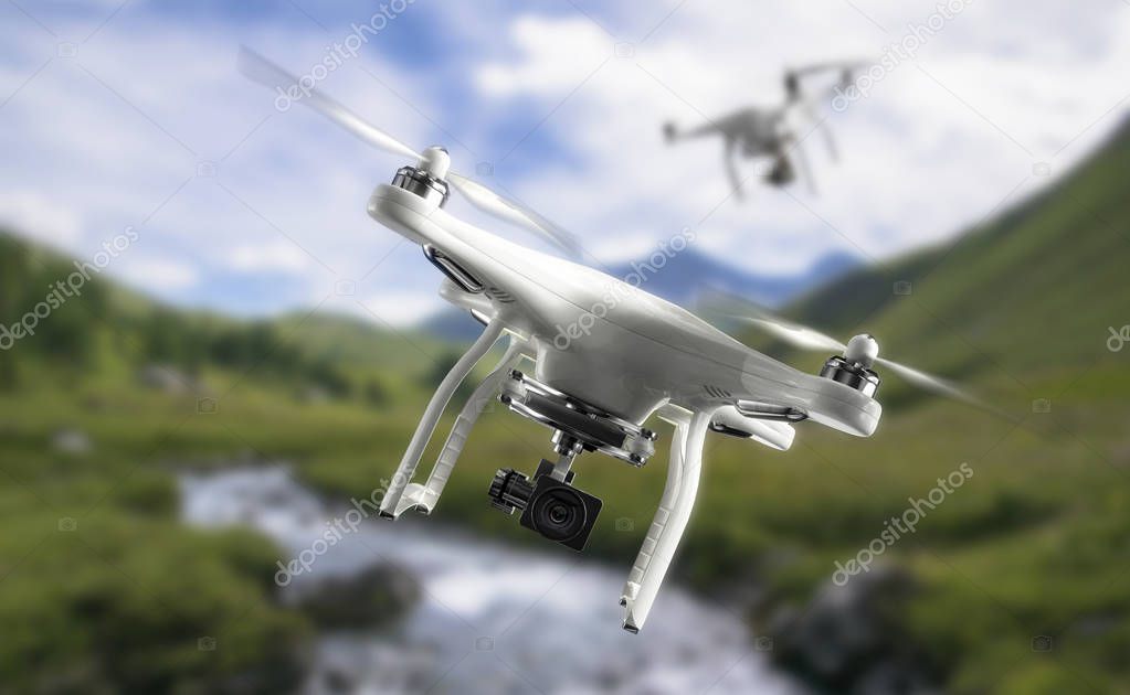Dron Drone 3d Illustration