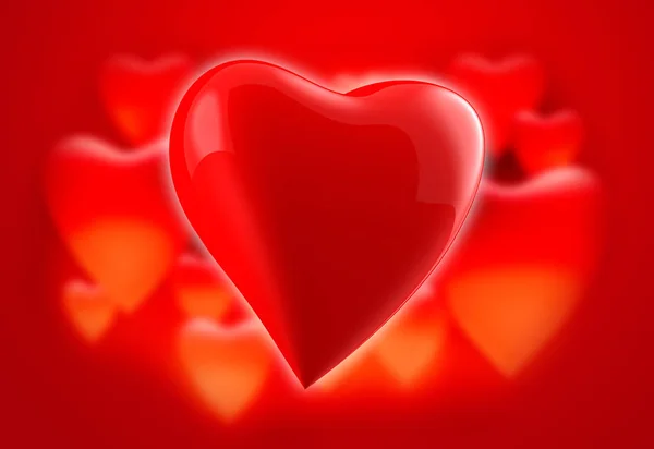 Heart Valentine Day Hearts — Stock Photo, Image