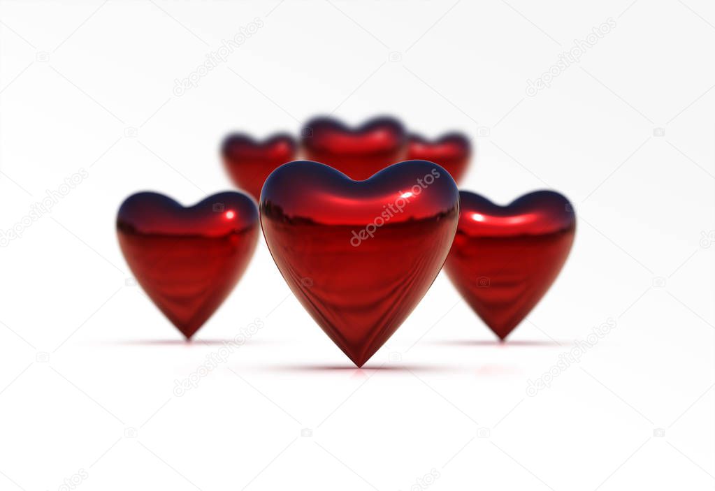 Heart Valentine Day Hearts 