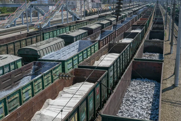 Yük ve yolcu tren istasyonu Novorossiysk, Rusya