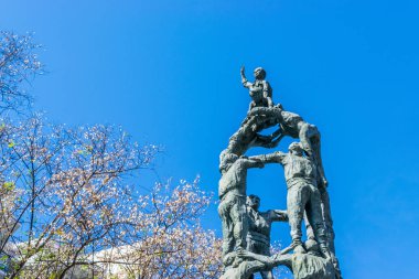 castellers Anıtı tarragona, İspanya