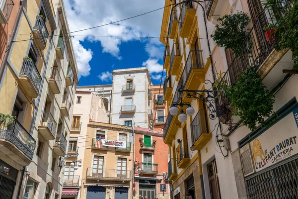 Улица старого города Таррагона — стоковое фото