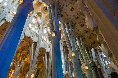La Sagrada Familia Katedrali'nin iç