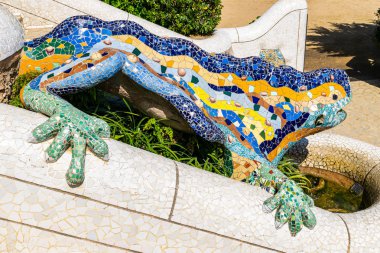 Park guell, Barselona, İspanya