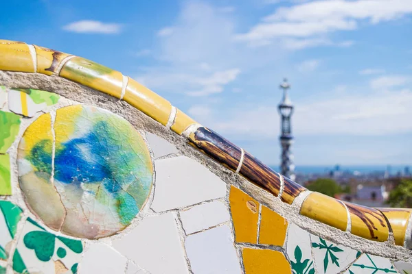 Detalles de Park Guell — Foto de Stock