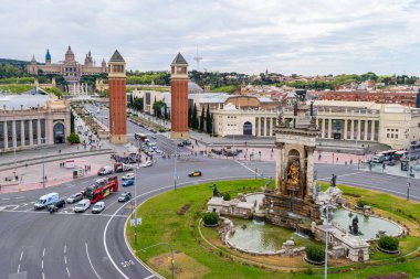 Placa d'Espanya manzarası.