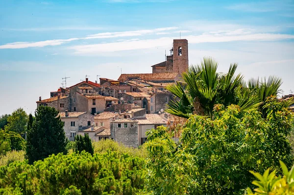Vue Panoramique Ville Saint Paul Vence Provence France Est Village — Photo