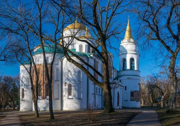 Преображенский собор Спасителя в Чернигове, Украина — стоковое фото