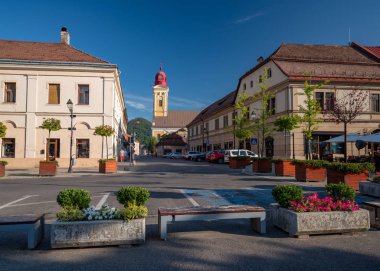 Baia Mare merkez meydanı, Maramures County başkenti, Romanya