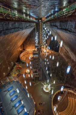 Tuz Madeni Salina Turda, Romanya'da popüler turistik