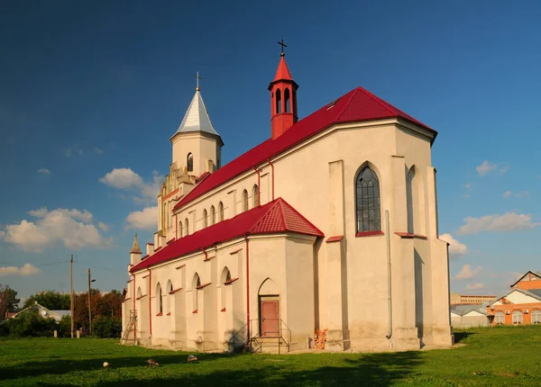 Romersk Katolska Kyrkan Den Heligaste Treenigheten Zabolotiv Zablotow Ivano Frankivsk — Stockfoto