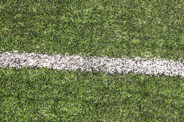 Part Sport Soccer Stadium Artificial Turf Football Field Detail Close — Stok fotoğraf