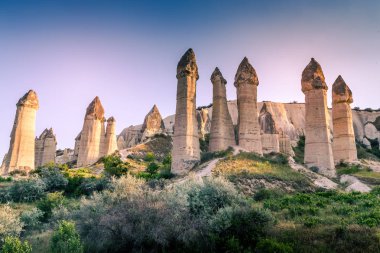 Türkiye 'nin en ünlü vadisi Aşk Vadisi. doğal arkaplan