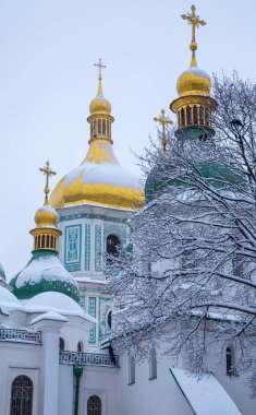 Cephe St Sophia'nın Katedrali, Kiev, Ukrayna, Avrupa'nın bir Unesco Dünya Mirası