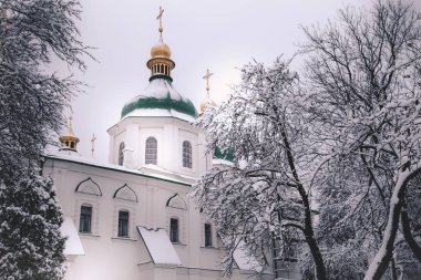 Cephe St Sophia'nın Katedrali, Kiev, Ukrayna, Avrupa'nın bir Unesco Dünya Mirası
