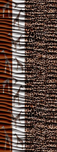 Giraffe. Striped pattern. Background. Pattern Art. Sample for fa