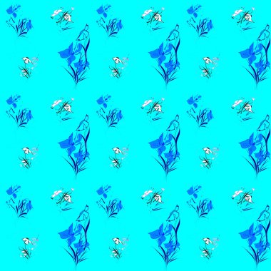 Anemon seamless modeli. Elle mürekkep ve kalem botanik illüstrasyon tarafından çizilmiş. Duvar kağıdı, kumaş, tekstil tasarımı.