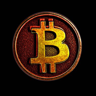 Bitcoin seamless modeli. Cryptocurrency arka plan.