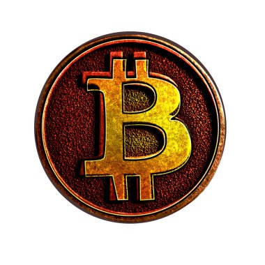 Bitcoin seamless modeli. Cryptocurrency arka plan.