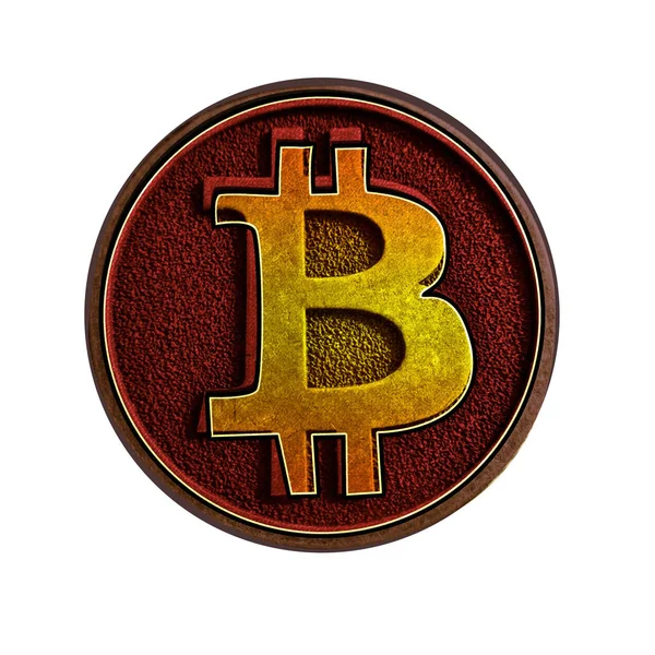 Bitcoin varrat nélküli mintát. Cryptocurrency háttér. — Stock Fotó